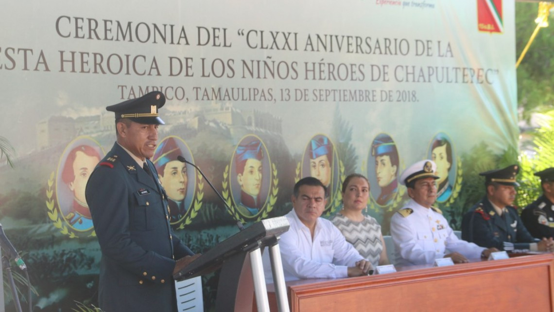 Conmemora 171 aniversario de gesta heroica de los Niños Héroes