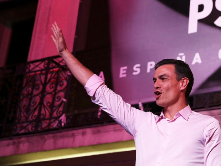 Pedro Sánchez obtiene la victoria en las elecciones de España