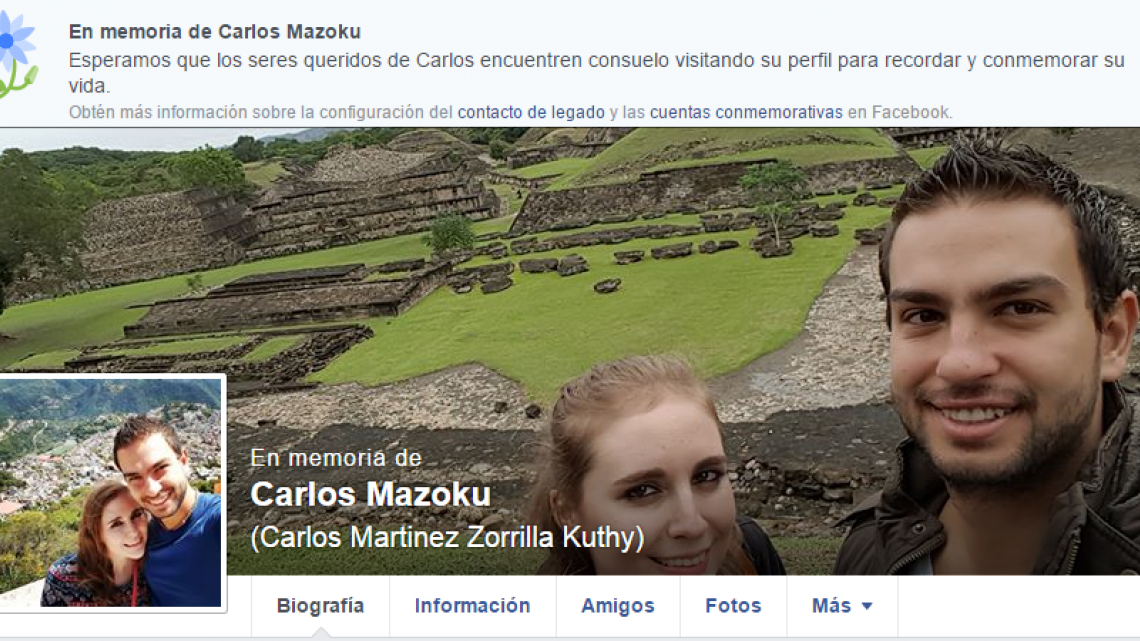 Facebook rinde homenaje a victimas de choque en Reforma