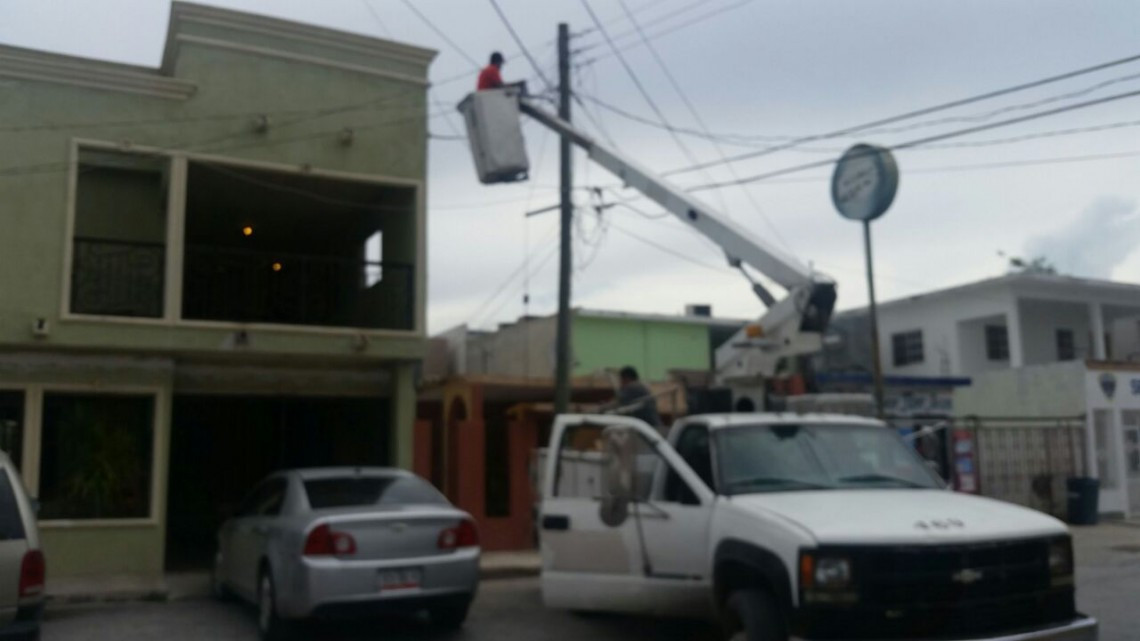 Rehabilitan más de 20 mil lámparas en Reynosa