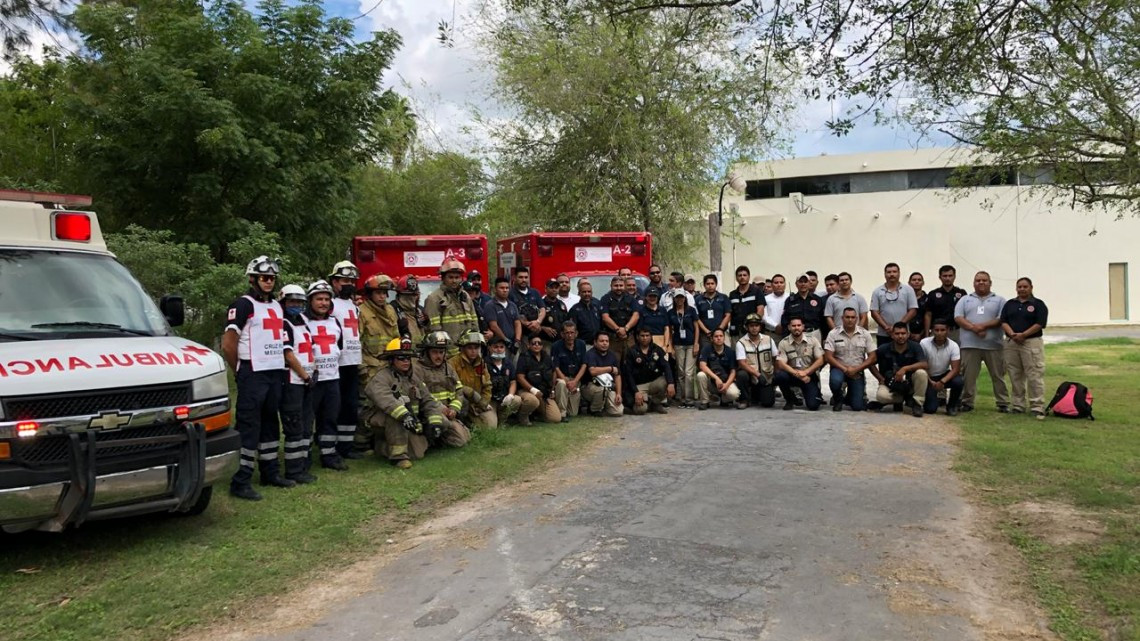Realiza PC simulacro en Matamoros