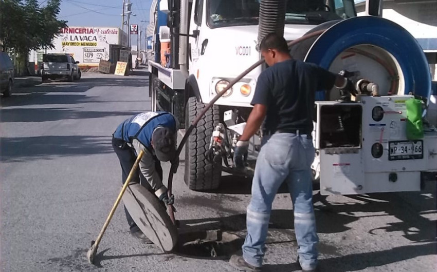 Normalizan servicio de drenaje en sector e Balcones de Alcalá
