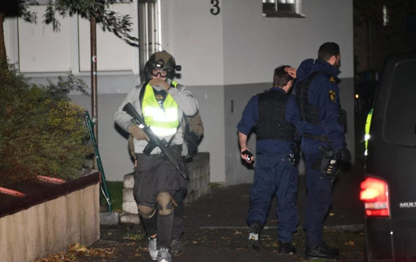 Deja tiroteo en Suecia 4 personas heridas