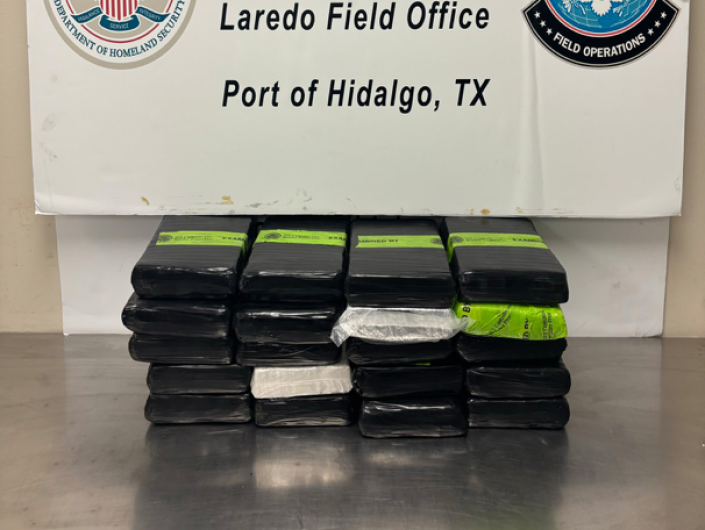 CBP incauta más de medio millón de dólares en cocaína en el Puente Internacional Hidalgo