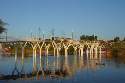 En un ambiente de fiesta, Alcaldesa Carmen Lilia Inaugura Puente Panorámico del parque Península del Laguito