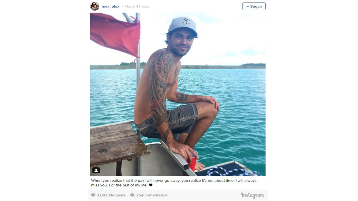 Dedica novia de Renato López conmovedor mensaje en Instagram