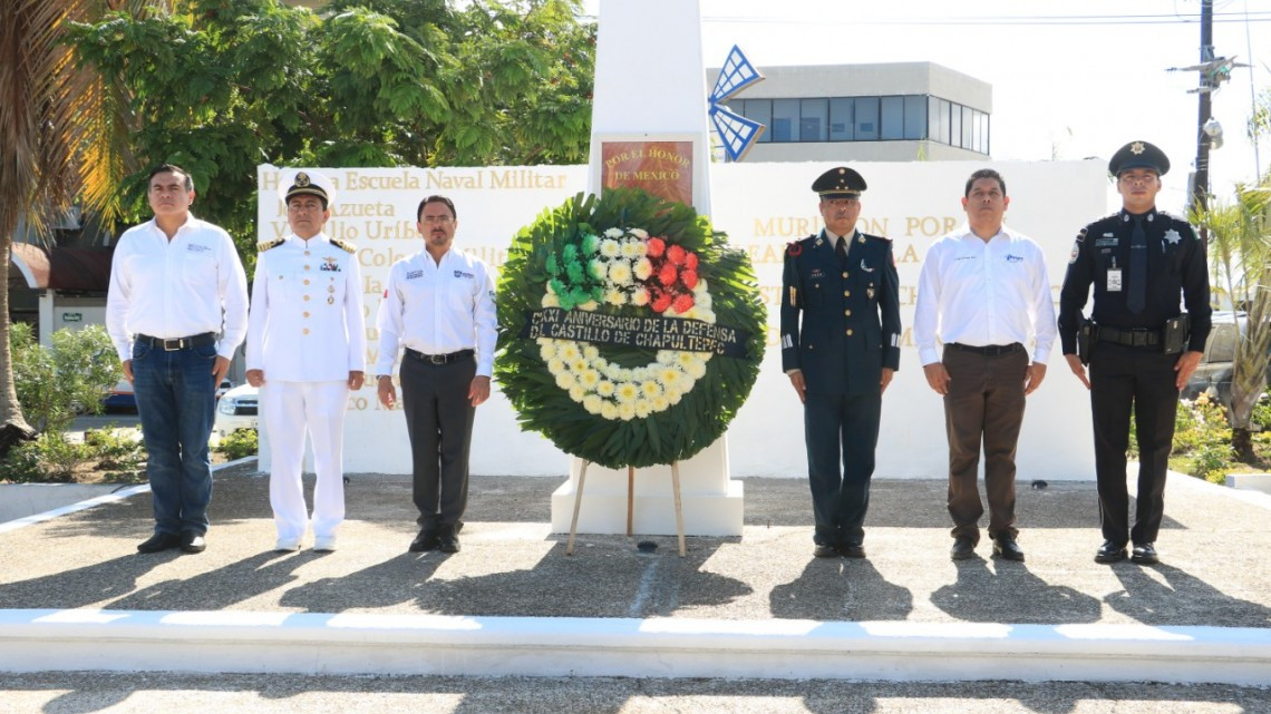 Asiste Andrés Zorrilla a Ceremonia por la Gesta Heroica de los Niños Héroes