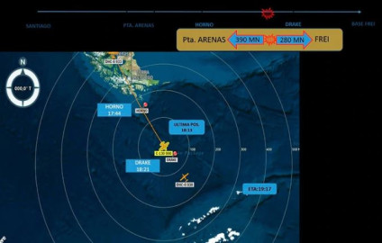 Desaparece avión militar chileno con más de 30 personas abordo