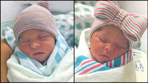 Nacen gemelos en años diferentes