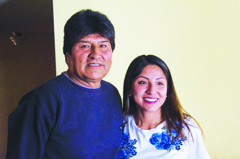 Hija de Evo Morales retira su solicitud de asilo en México