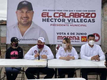 Héctor Villegas, de Morena se proyecta como virtual ganador de la alcaldía de Río Bravo