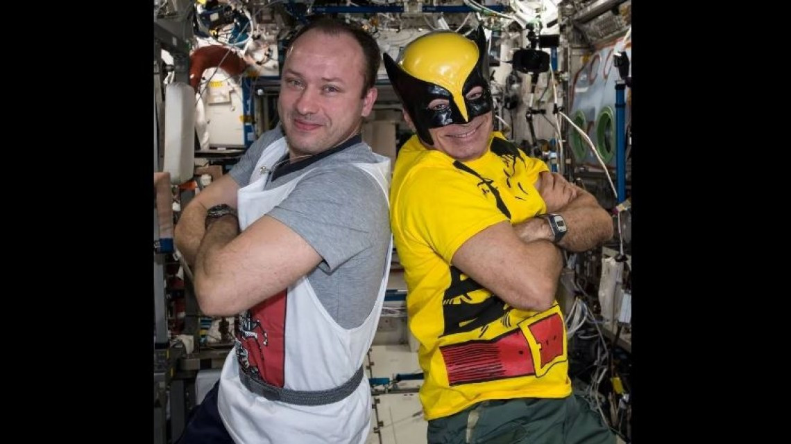 Estación Espacial Internacional celebra Halloween con divertidos disfraces 