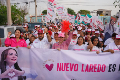 Ganamos Nuevo Laredo y este 2 de junio lo vamos a confirmar: Carmen Lilia Canturosas 
