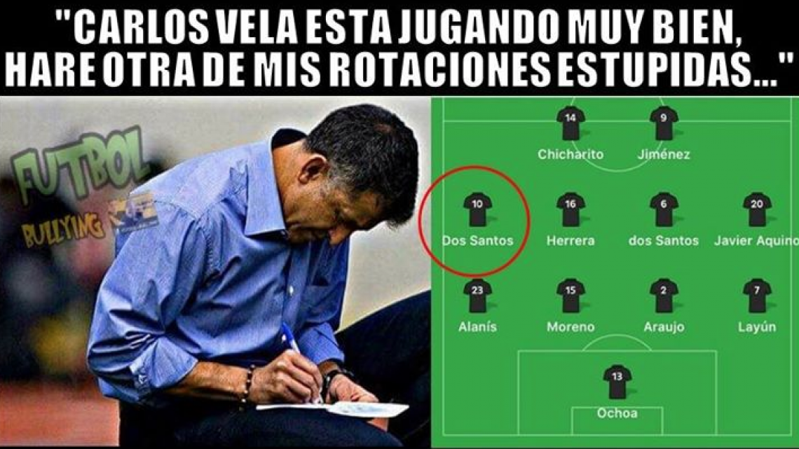 Conoce los memes tras la eliminación de México en Confederaciones