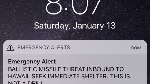 Falsa alerta de misil balístico causa pánico en Hawáii