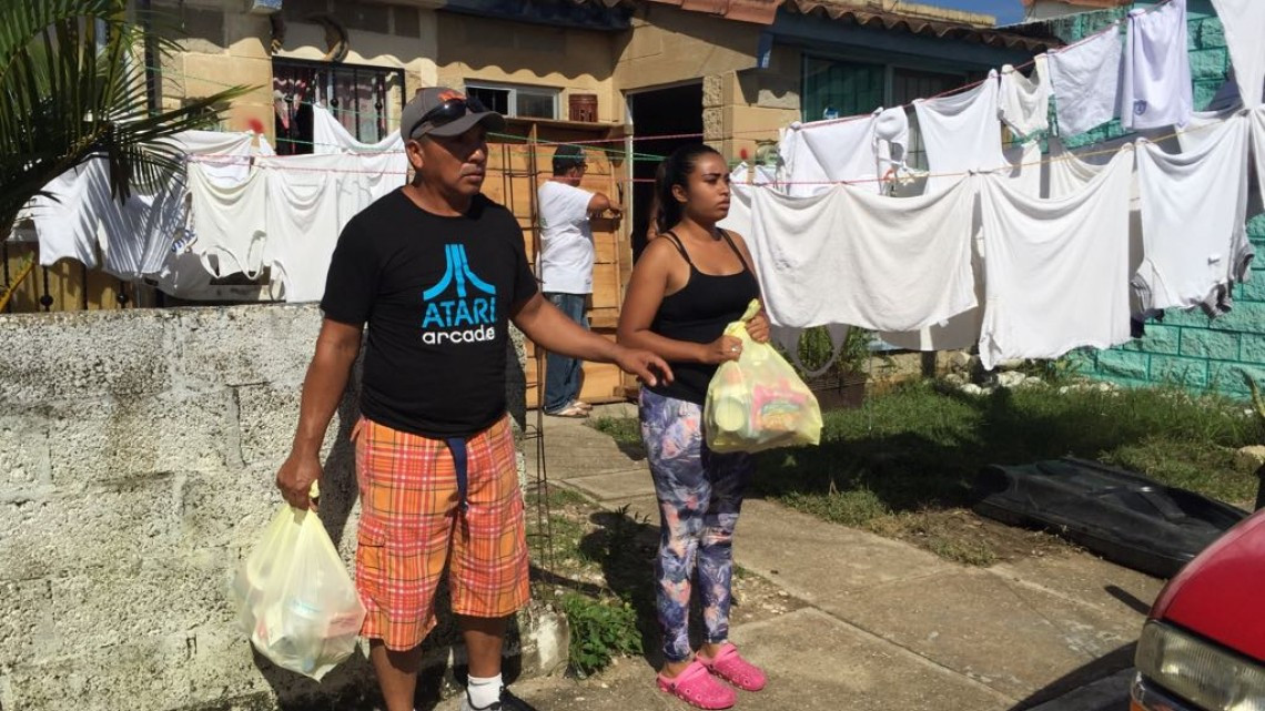 Llegan a Altamira alimentos donados por Nuevo León
