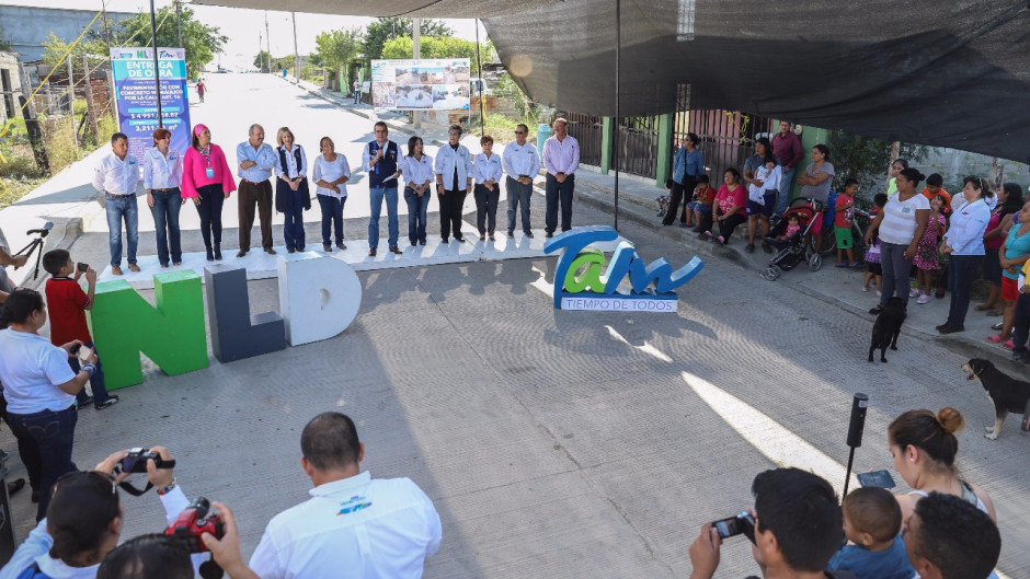  Entregan nueva vialidad a vecinos de la Constitucional en Nuevo Laredo