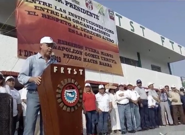 Todo mi respaldo para la clase trabajadora: Chucho Nader