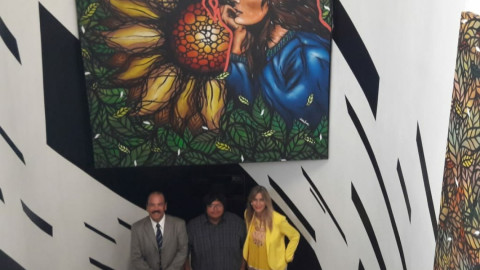 Inaugura el IRCA pinturas de Víctor Kuas y Obed Calderón