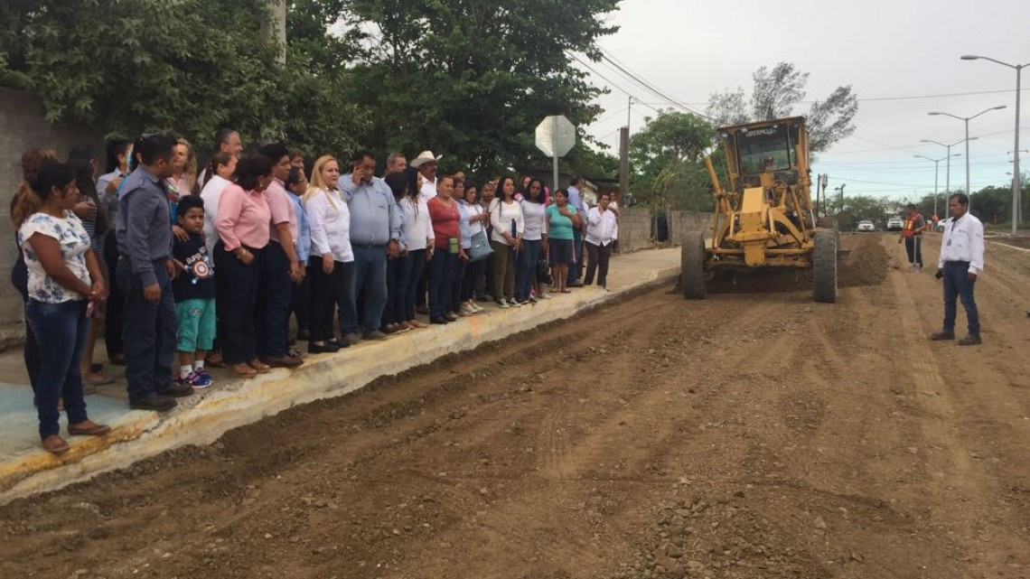 Supervisan la realización de obras en el municipio de Altamira.