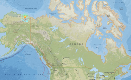 Registran sismo de 6.4 en Alaska