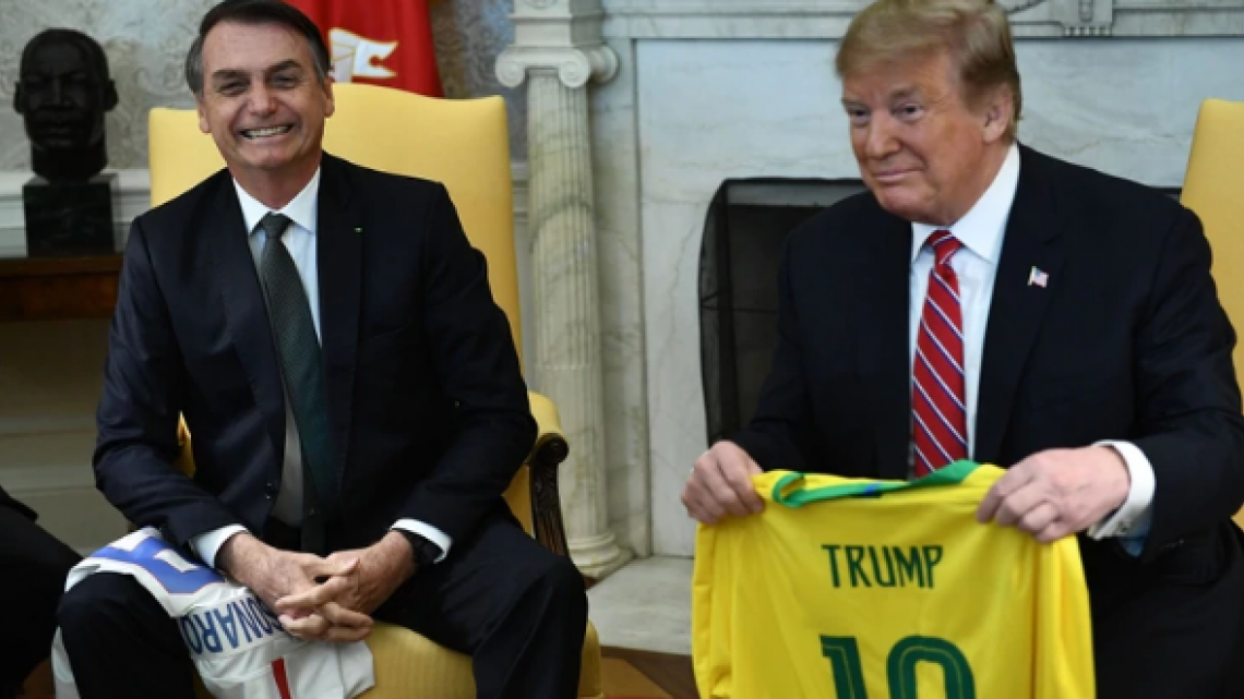 Trump y Bolsonaro se reúnen en la Casa Blanca