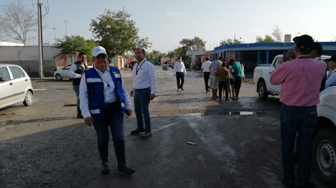 Continúa atención a familias de Reynosa tras inundaciones
