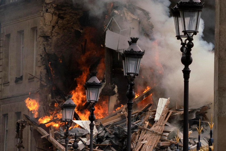 Al menos 24 heridos tras una explosión en un edificio en París