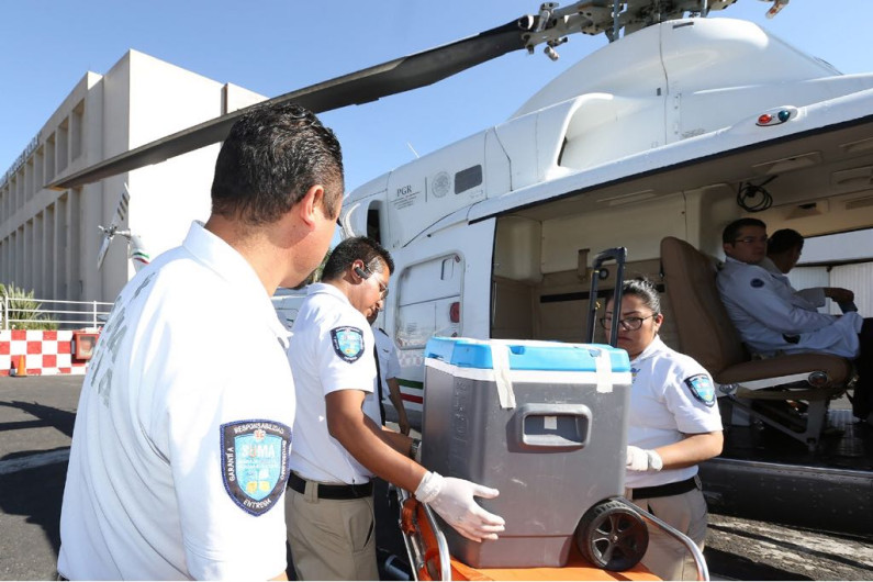 Traslada PGR 260 órganos en dos años