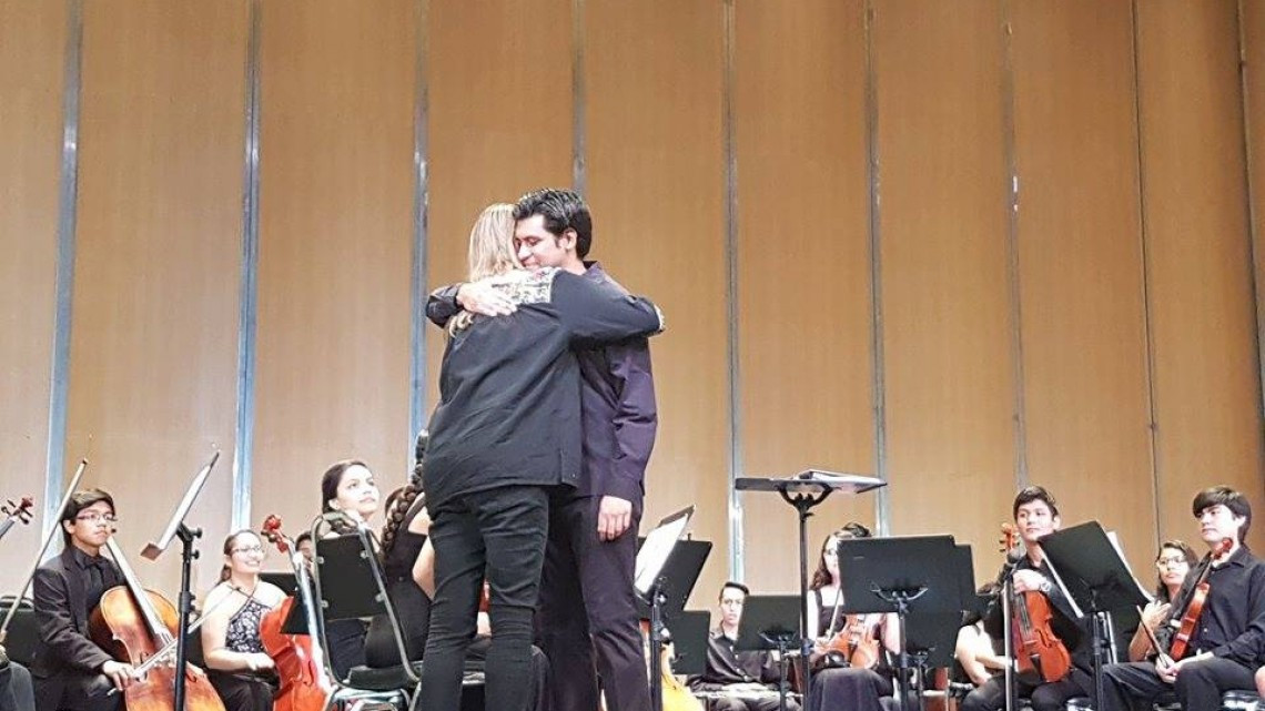 Maki agradece invitación al "Encuentro de la Juventud Sinfónica Tamaulipeca"