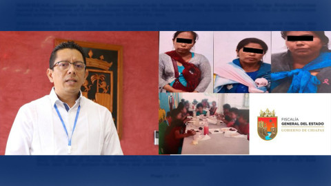 Rescatan a 23 niños en Chiapas de red de trata; tres mujeres detenidas