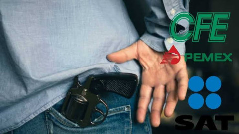 Senado aprueba reforma que permite a funcionarios de CFE, Pemex y SAT portar armas; pasa al Ejecutivo 