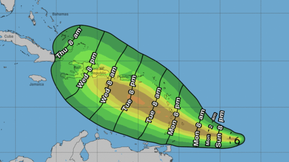 ‘Dorian’ podría llegar a Puerto Rico en forma de Huracán
