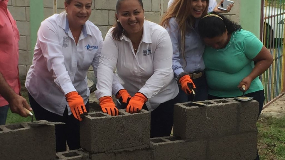 Continuó el programa de obra pública en el municipio de Altamira.
