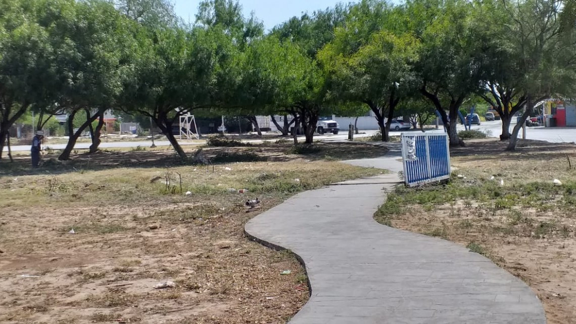 Sanea Municipio escuela pública y área verde