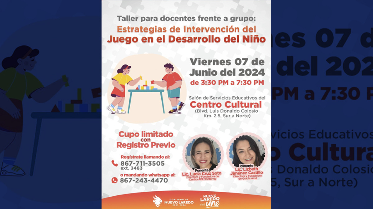  Invita Gobierno Municipal a talleres para fortalecer educación integral de niñas y niños