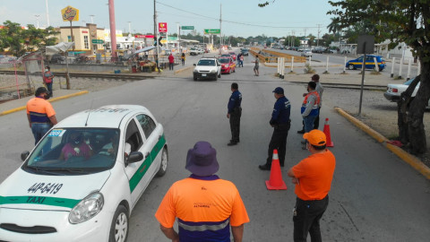 Gobierno de Altamira prosigue con filtros sanitarios en principales avenidas