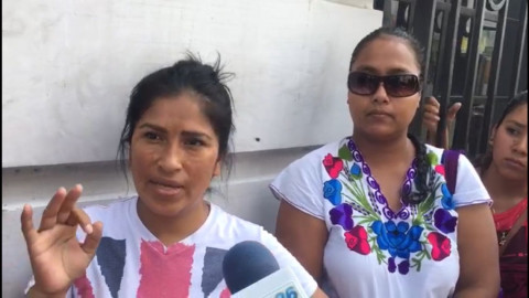 Protestan familias de Altamira en contra de la CFE 