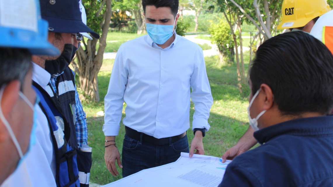 Avanzan con fuerza trabajos del Parque Laguna  Nuevo Amanecer