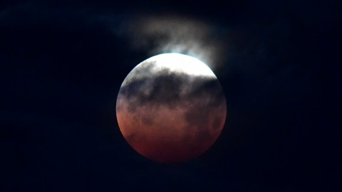 Así se vivió la "super luna" de mayo 