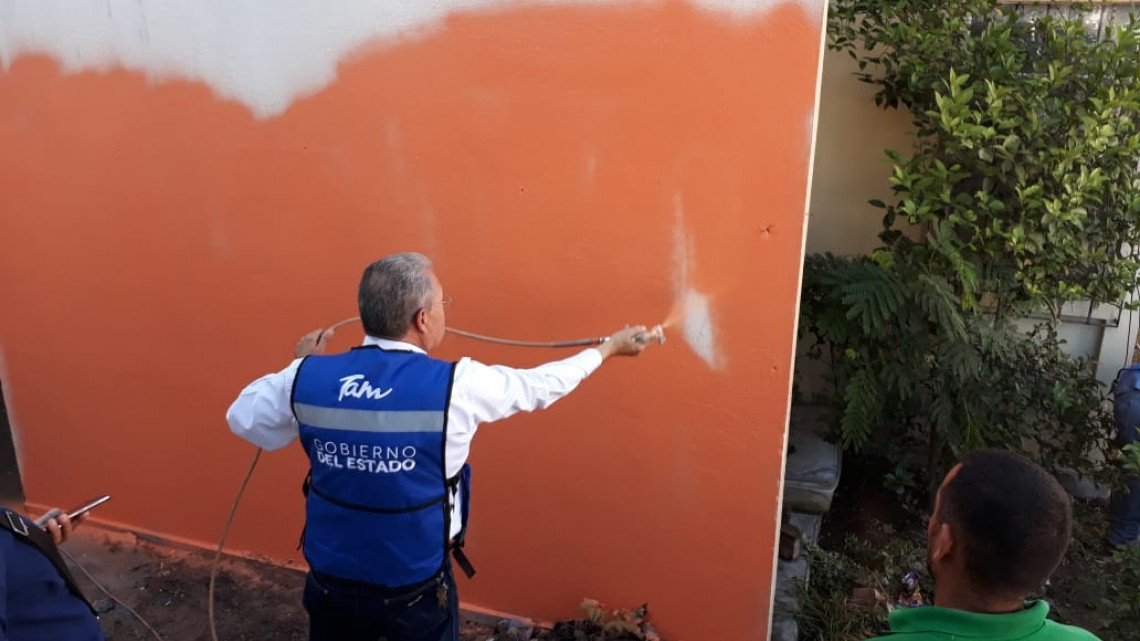 Gobierno del estado aplicará un millón de metros cuadrados de pintura en 13 municipios de Tamaulipas