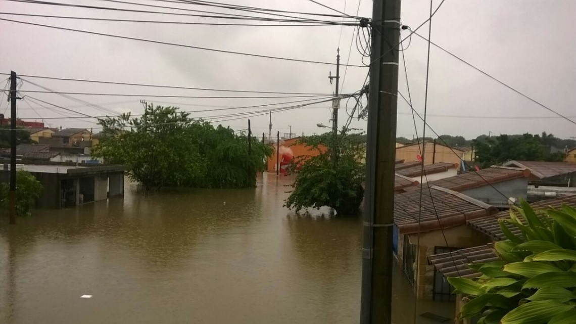 Lluvias generan caos en el sur de Tamaulipas