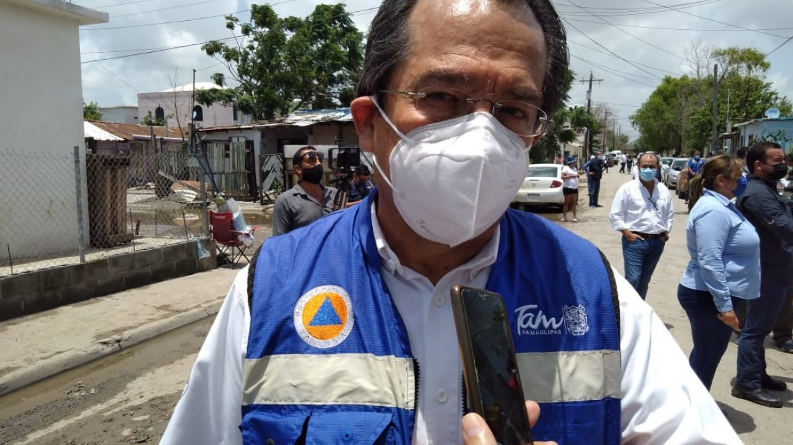 135 mil personas afectadas en Matamoros por inundaciones, pero con saldo blanco: Pedro Granados
