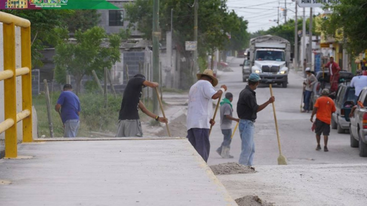 Realizan trabajos de limpieza del programa "A Echarle Ganas"