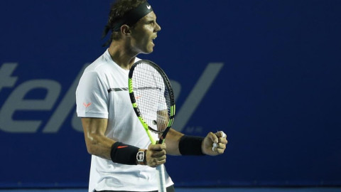 Se instala Rafael Nadal  en semifinales Del Abierto Mexicano