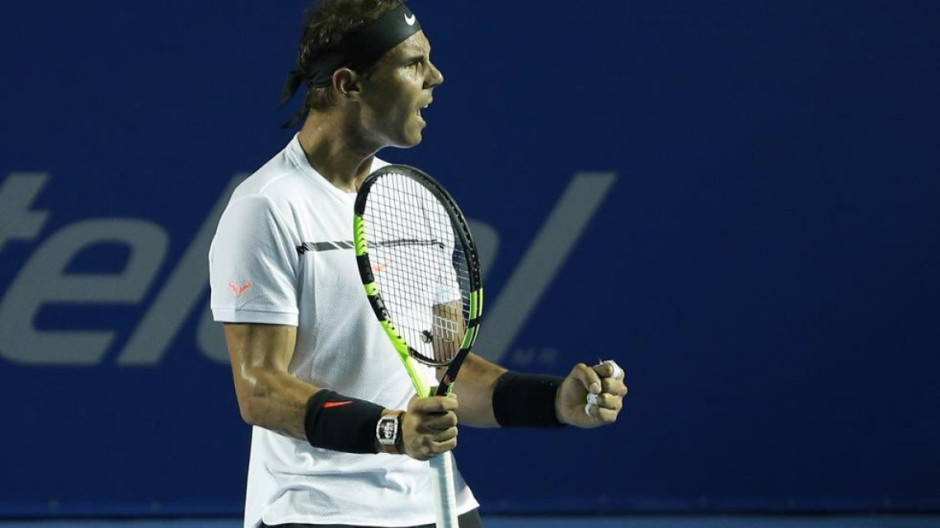 Se instala Rafael Nadal  en semifinales Del Abierto Mexicano