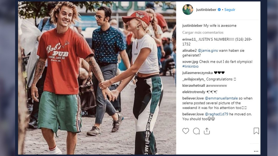 Justin y Hailey, ¡ya son esposos!