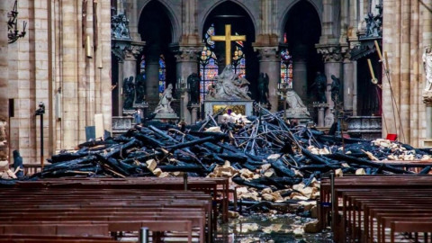 Hoy se cumple un año del incendio en la Catedral de Notre Dame