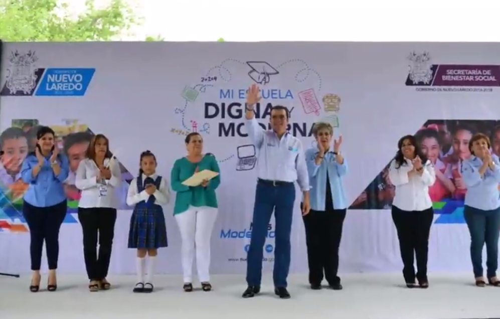 Beneficia Mi Escuela Digna y Moderna a primaria Eugenio Villareal Villareal