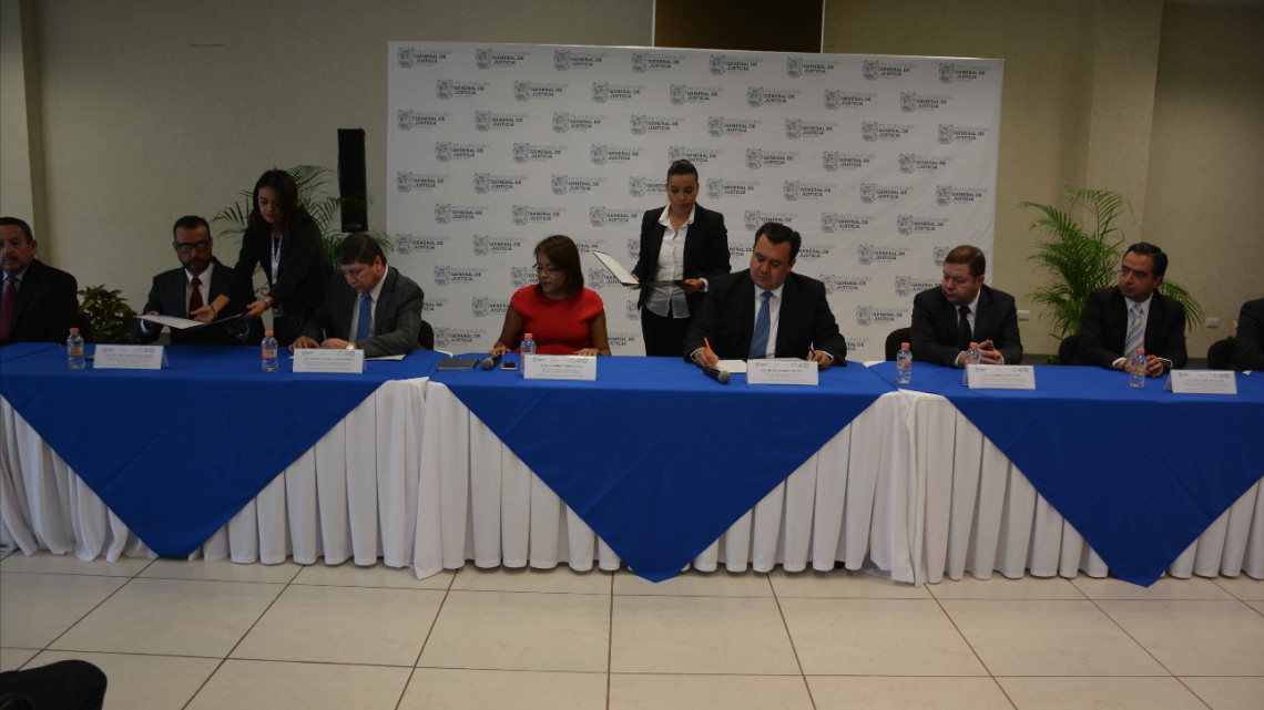 Firma PGR acuerdo con la Red Nacional de Información Criminal